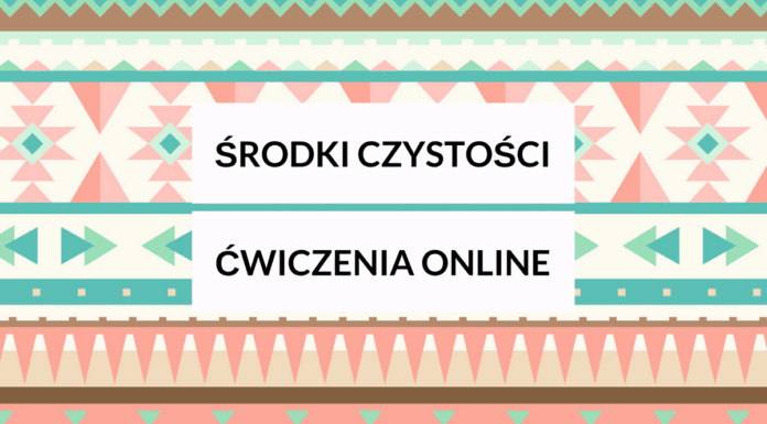 Środki czystości – słownictwo + ćwiczenia